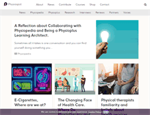 Tablet Screenshot of physiospot.com